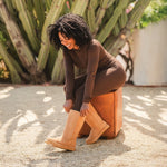 Ladies Long Boots Brown Bearpaw ELLE TALL