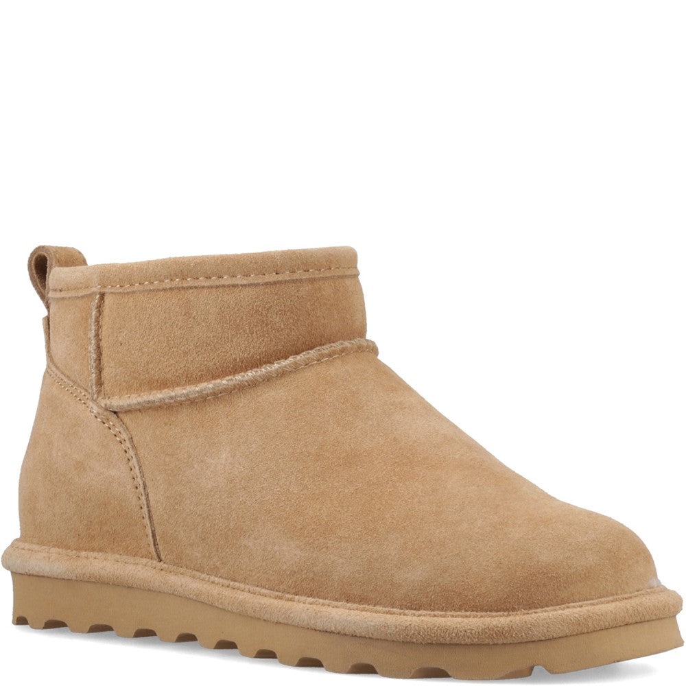 Ladies Ankle Boots COFFEE Bearpaw SHORTY