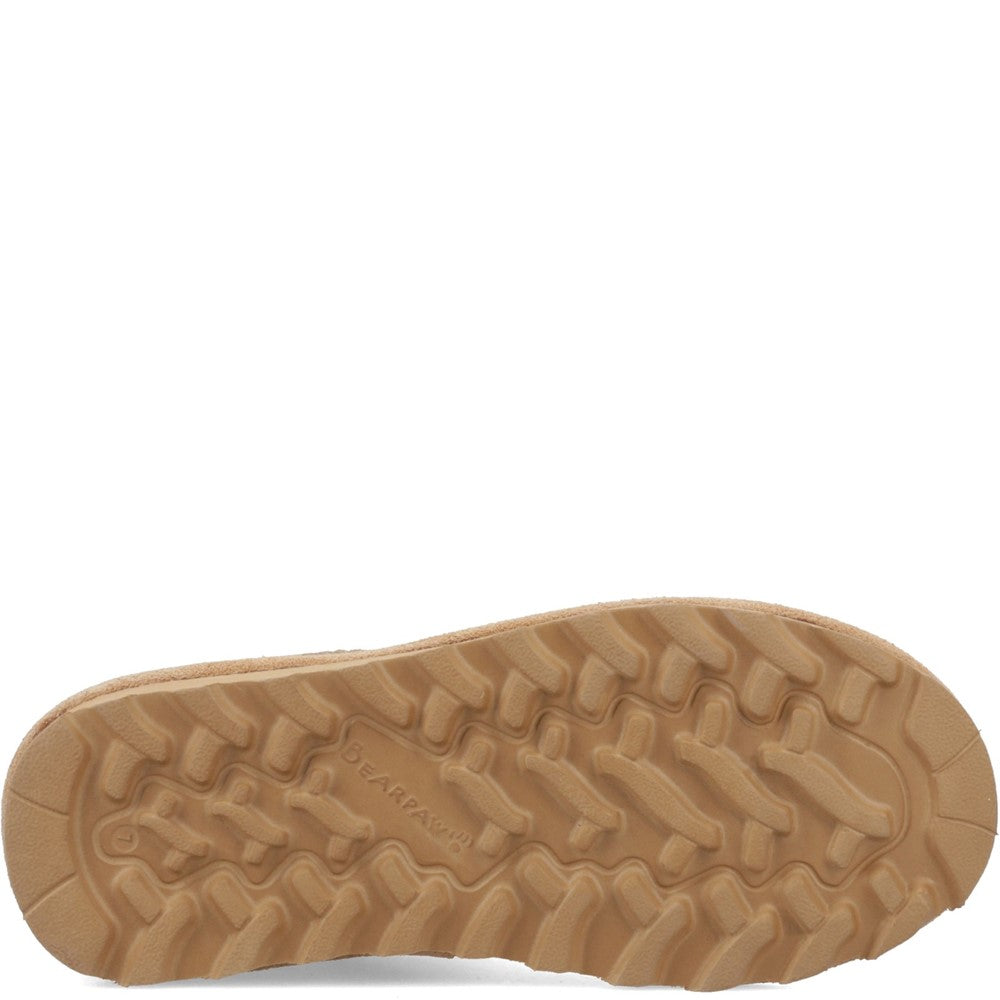 Ladies Ankle Boots COFFEE Bearpaw SHORTY