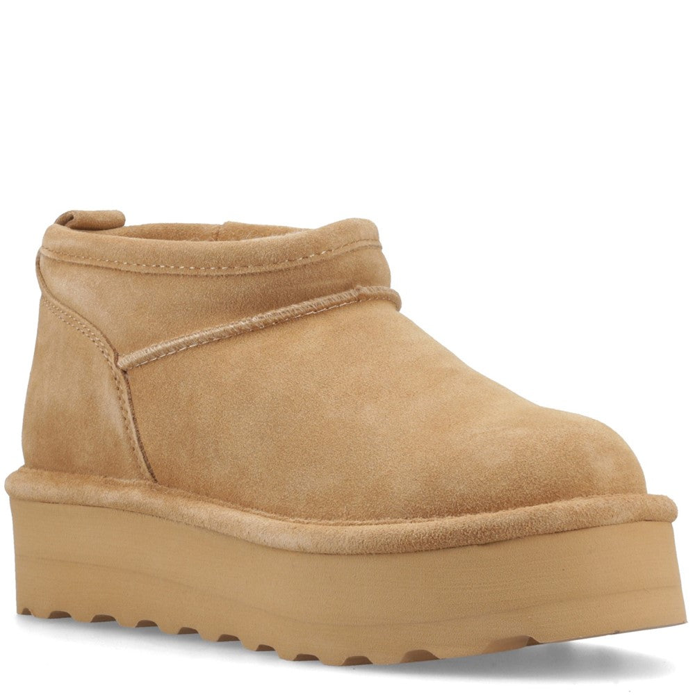 Ladies Ankle Boots COFFEE Bearpaw RETRO SUPER SHORTY
