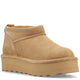 Ladies Ankle Boots COFFEE Bearpaw RETRO SUPER SHORTY