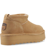Ladies Ankle Boots COFFEE Bearpaw RETRO SUPER SHORTY