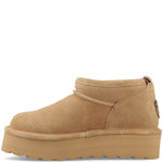Ladies Ankle Boots COFFEE Bearpaw RETRO SUPER SHORTY