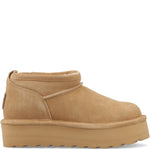 Ladies Ankle Boots COFFEE Bearpaw RETRO SUPER SHORTY