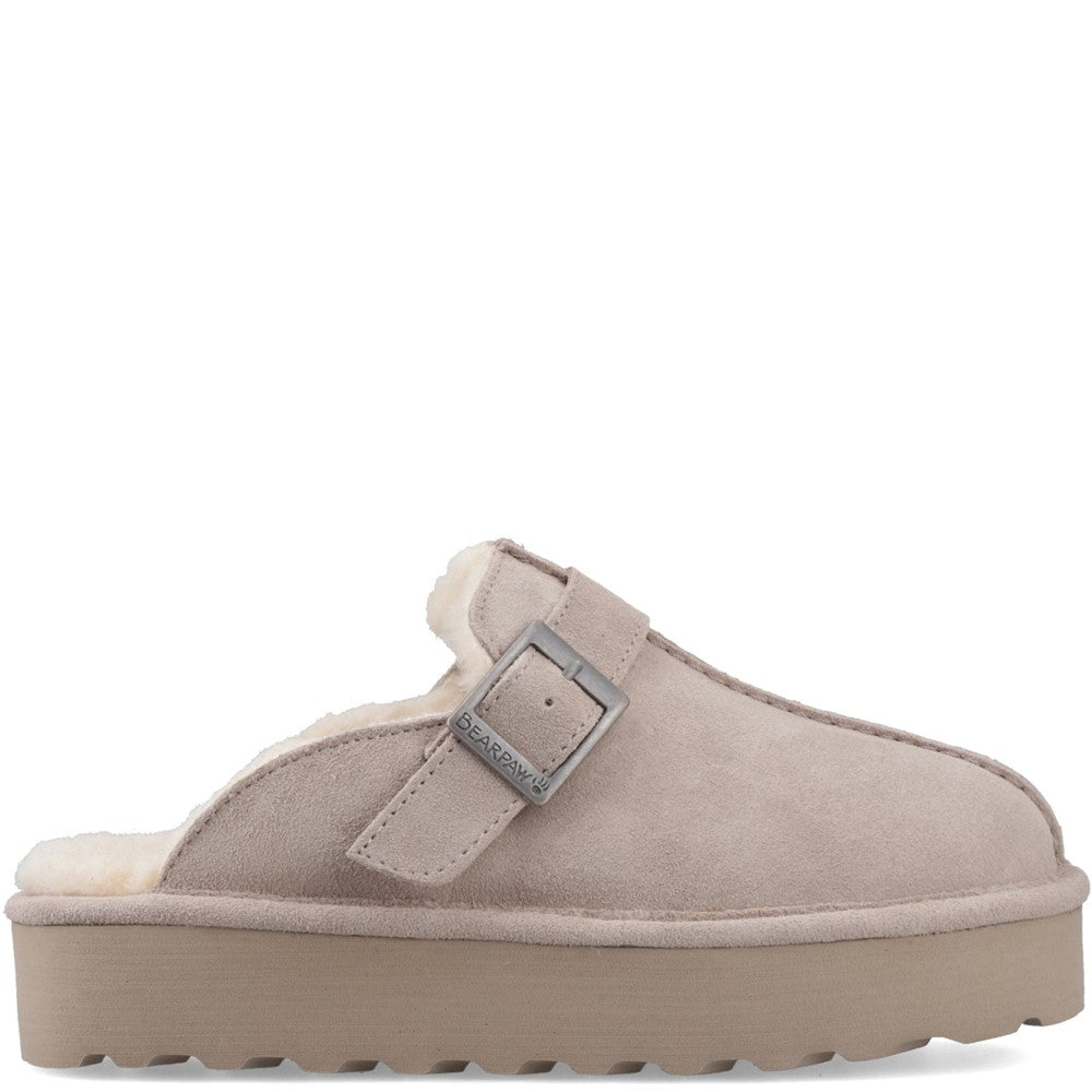 Mule Ladies Slippers MUSHROOM Bearpaw MOXIE