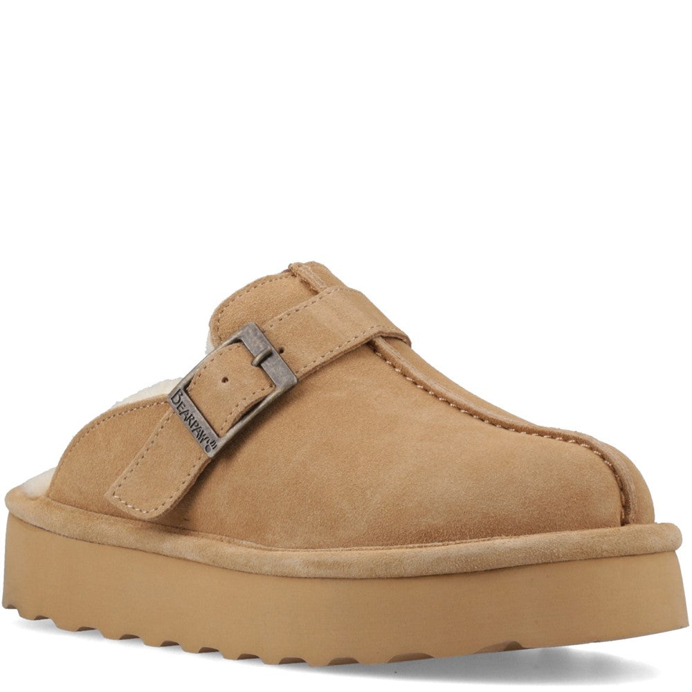 Mule Ladies Slippers COFFEE Bearpaw MOXIE