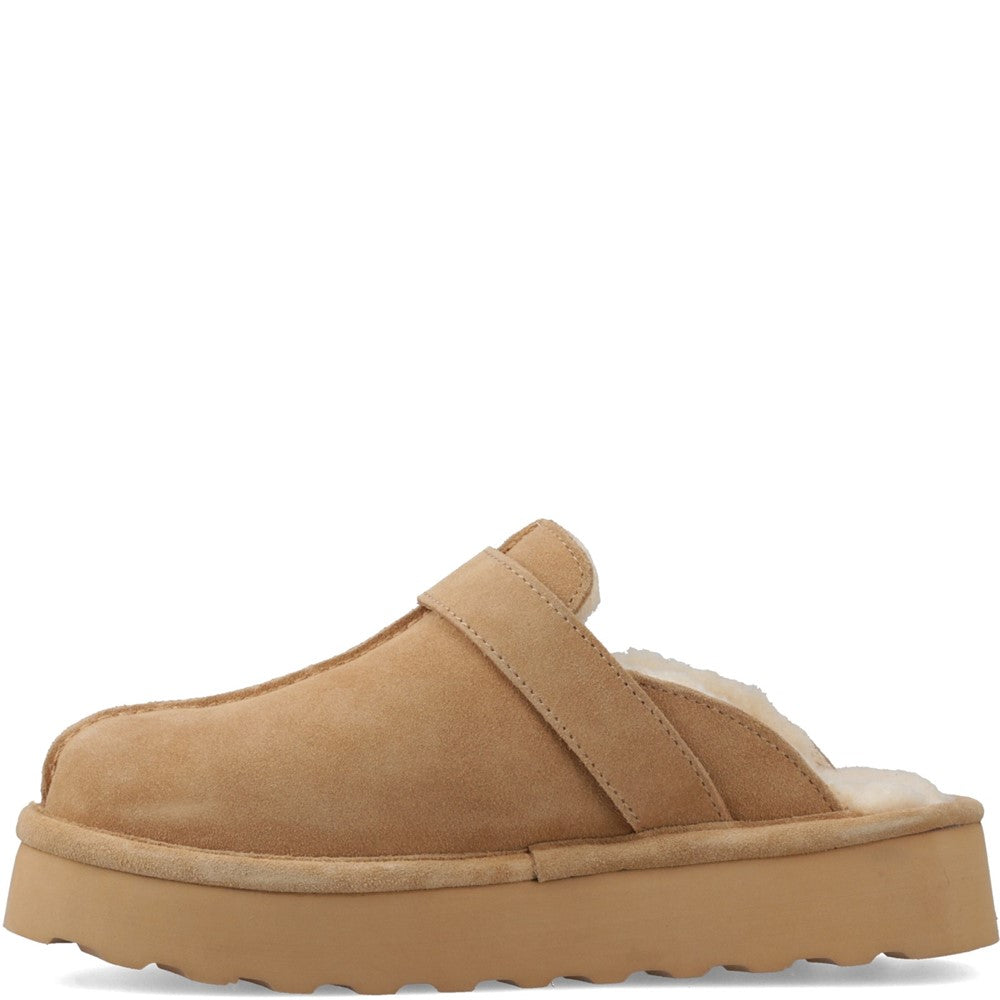 Mule Ladies Slippers COFFEE Bearpaw MOXIE
