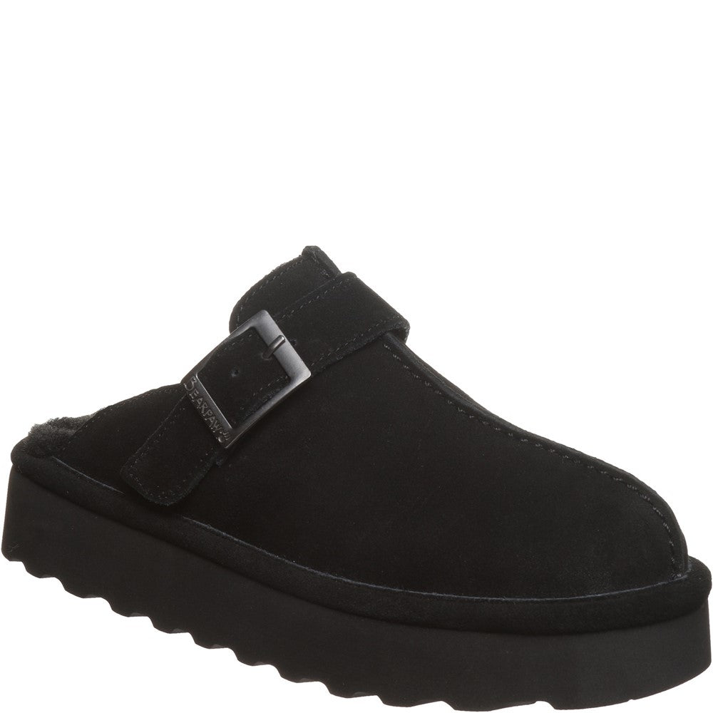 Mule Ladies Slippers BLACK Bearpaw MOXIE