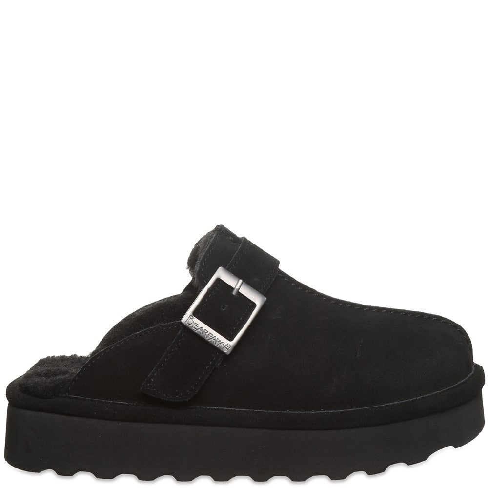 Mule Ladies Slippers BLACK Bearpaw MOXIE