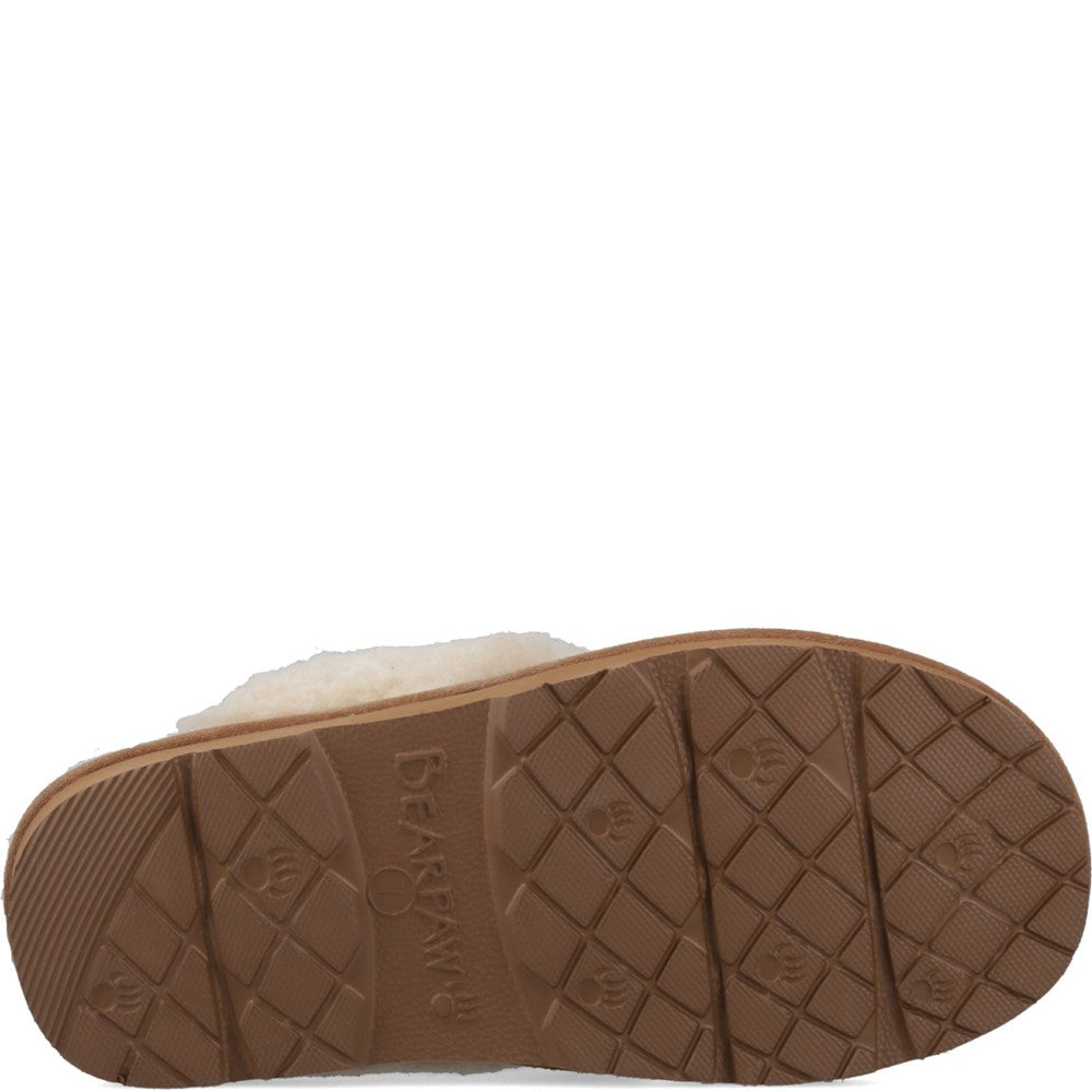 Mule Ladies Slippers HICKORY Bearpaw LOKI II