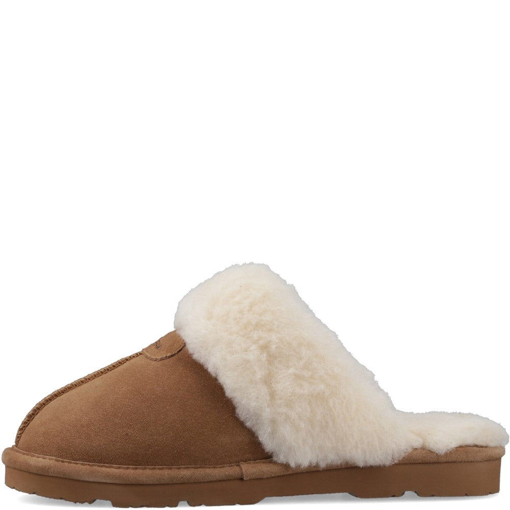 Mule Ladies Slippers HICKORY Bearpaw LOKI II