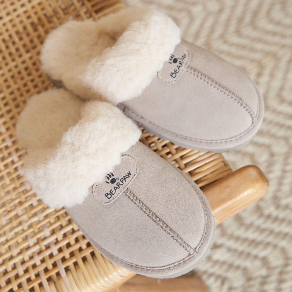 Mule Ladies Slippers MUSHROOM Bearpaw LOKI II