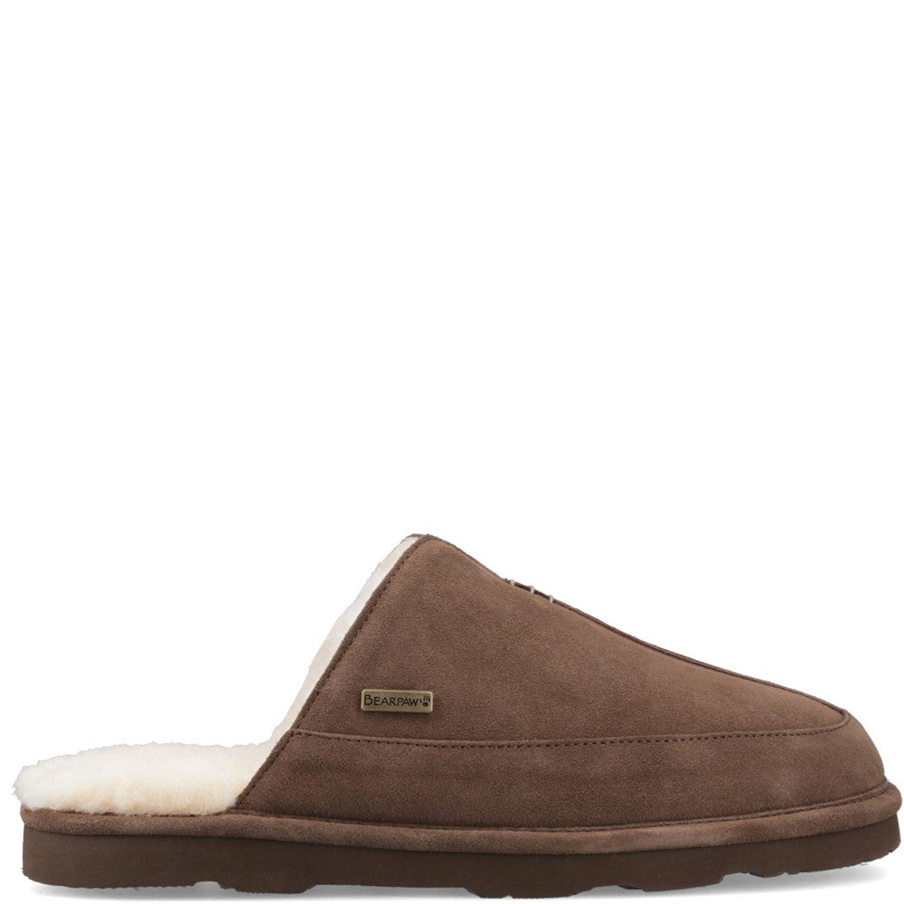 Mens Mule Slippers EARTH Bearpaw WALKER
