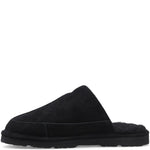 Mens Mule Slippers BLACK Bearpaw WALKER