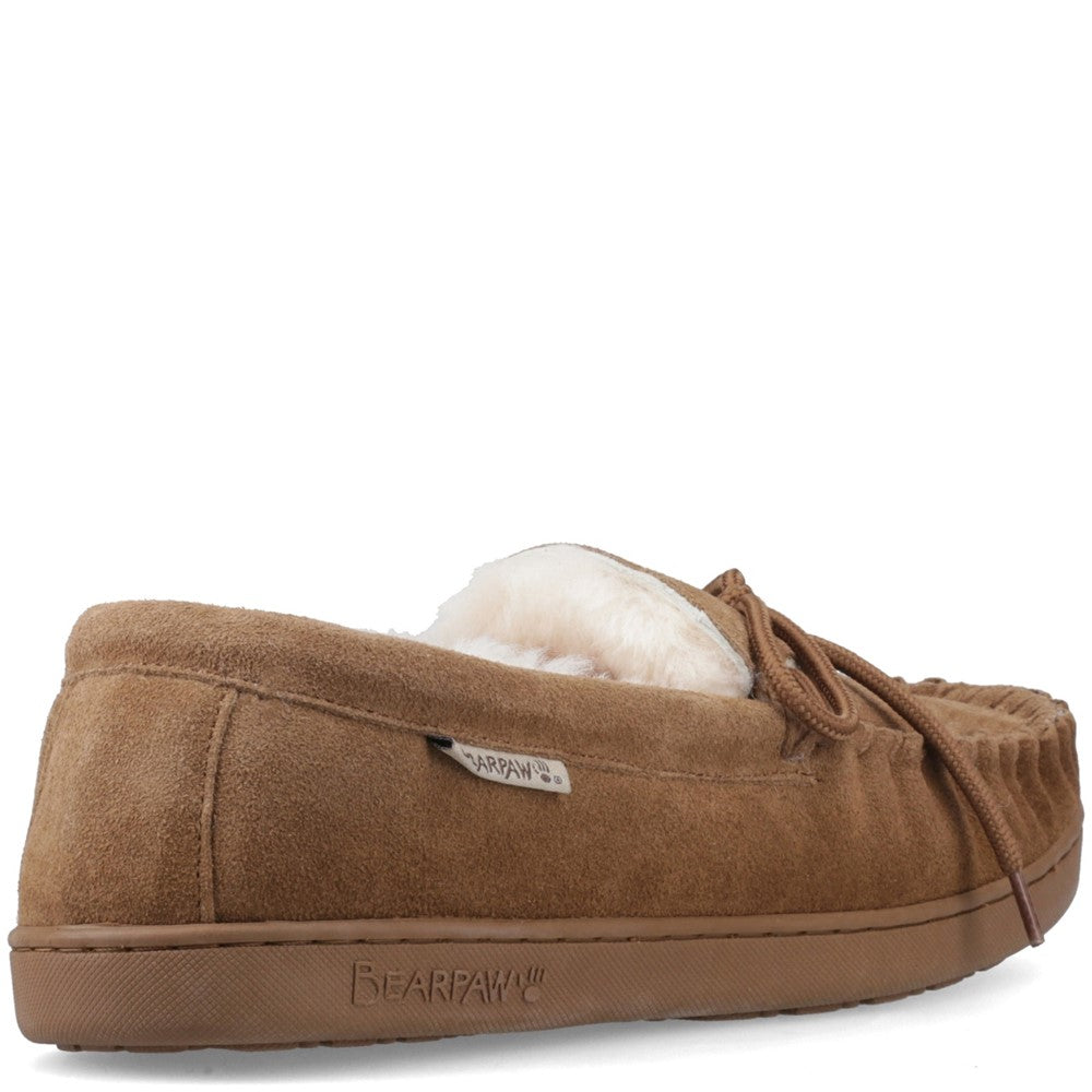 Classic Mens Slippers HICKORY Bearpaw MOC II