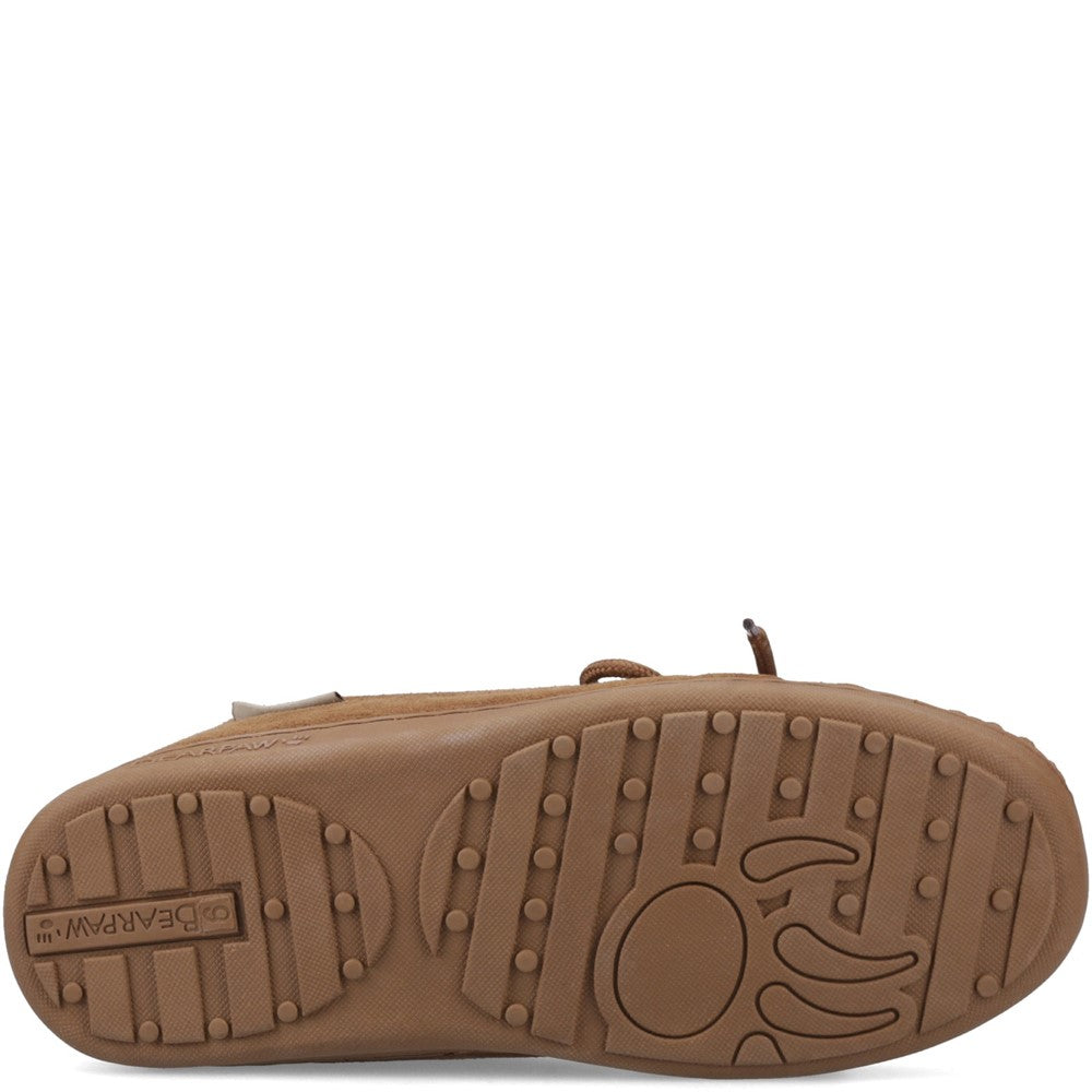 Classic Mens Slippers HICKORY Bearpaw MOC II