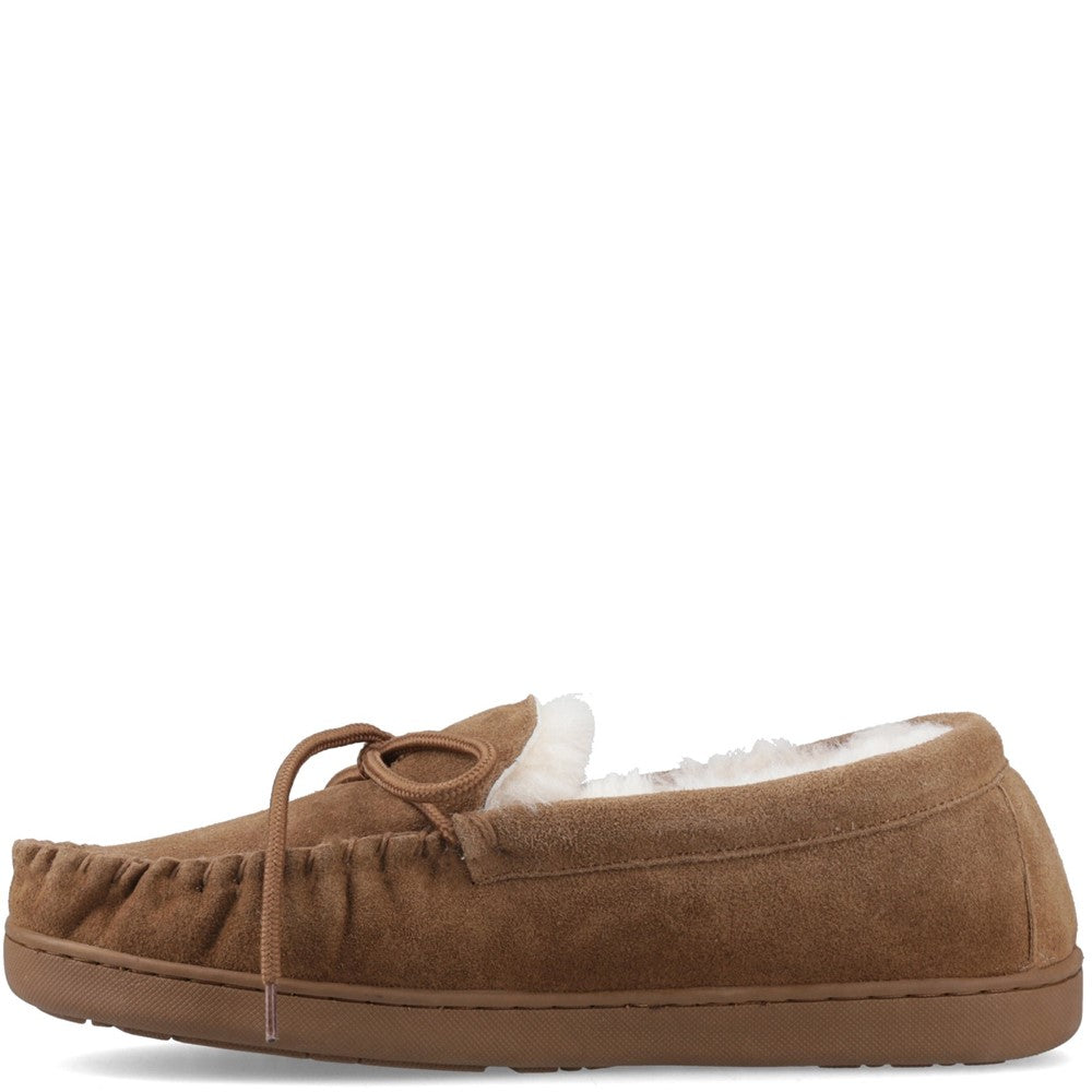 Classic Mens Slippers HICKORY Bearpaw MOC II