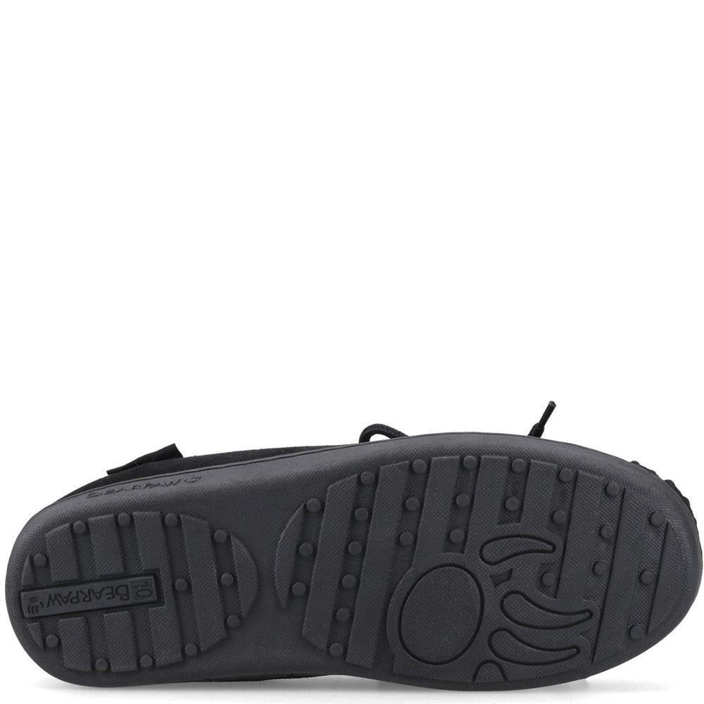Classic Mens Slippers BLACK Bearpaw MOC II