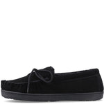 Classic Mens Slippers BLACK Bearpaw MOC II