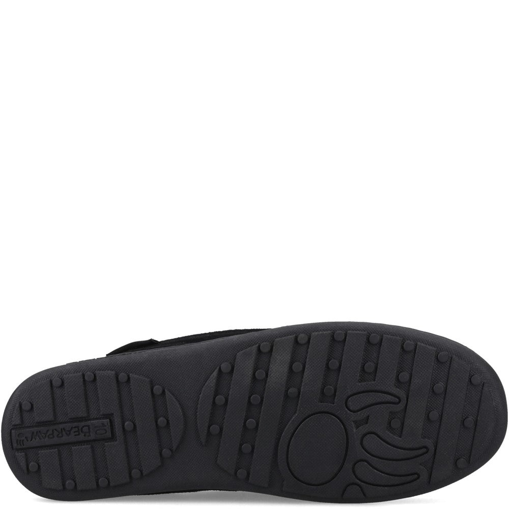 Classic Mens Slippers BLACK Bearpaw BRIAN