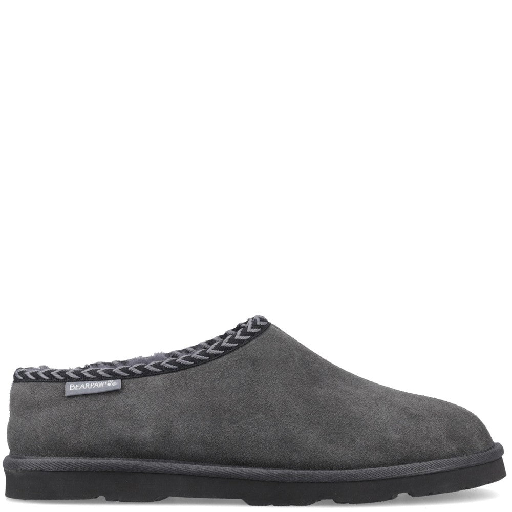 Classic Mens Slippers GRAPHITE Bearpaw BEAU