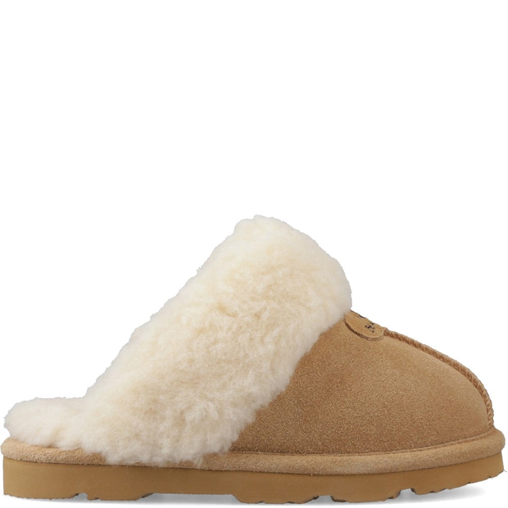 Childrens Slippers COFFEE Bearpaw LOKI YOUTH