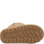 Childrens Slippers COFFEE Bearpaw ELLE TODDLER ZIPPER