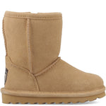 Childrens Slippers COFFEE Bearpaw ELLE TODDLER ZIPPER