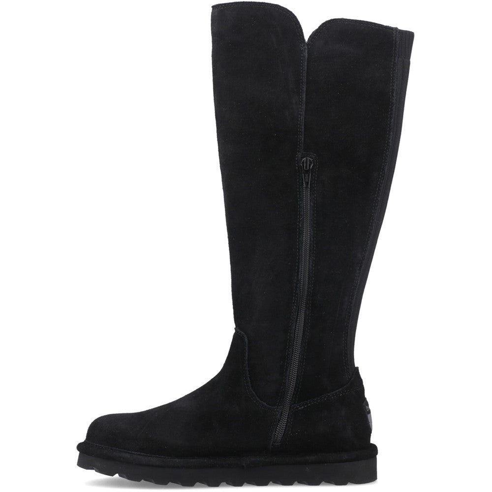 Ladies Long Boots BLACK Bearpaw GRACIE