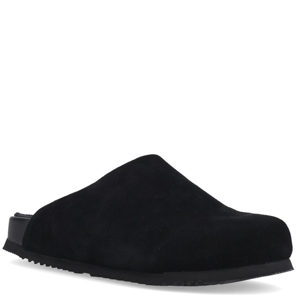 Mens Mule Slippers BLACK Bearpaw SILAS