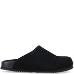 Mens Mule Slippers BLACK Bearpaw SILAS